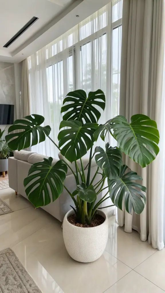 Monstera Deliciosa 160x50 cm + Pot
