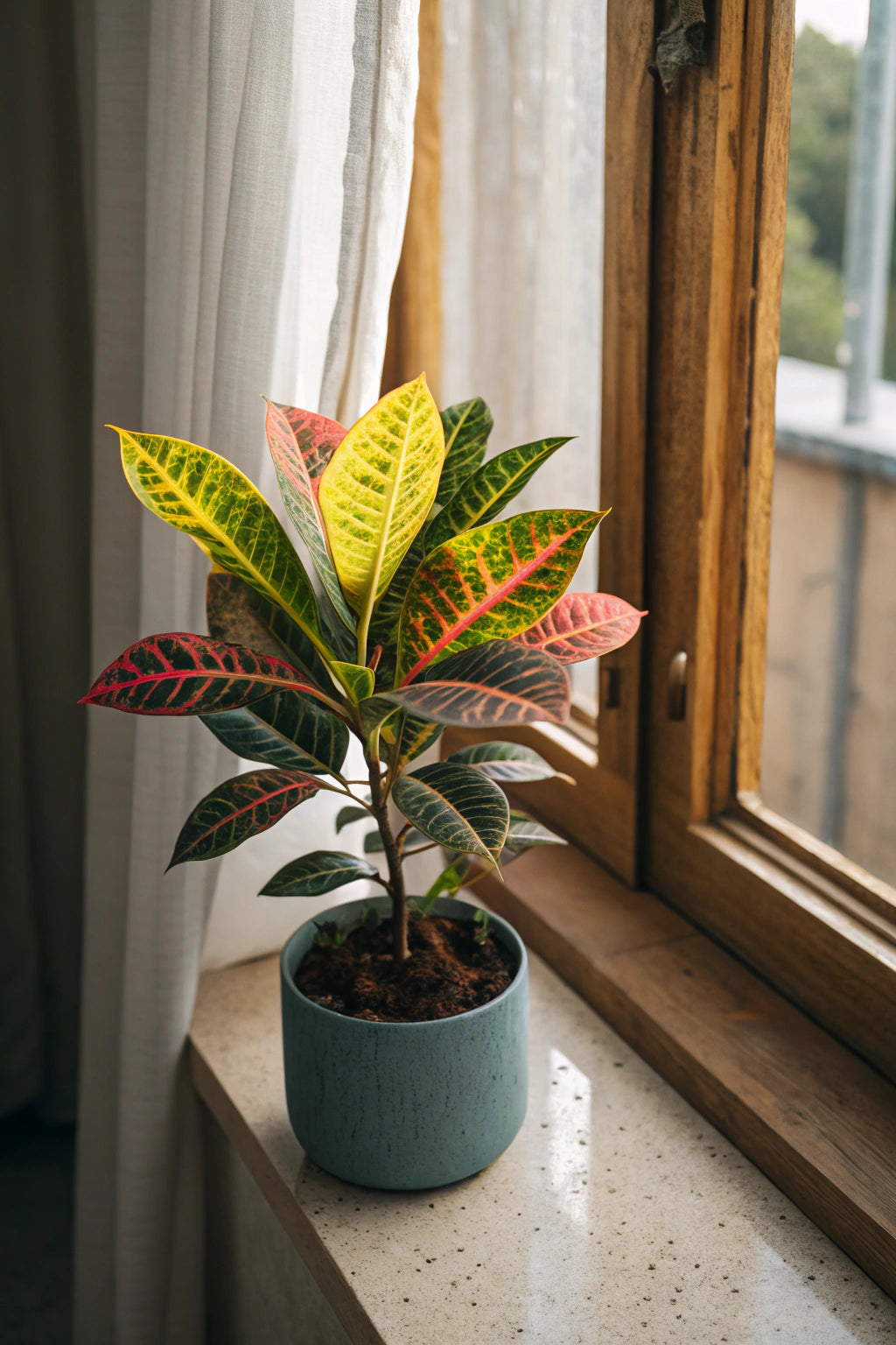 Croton plant + POT